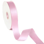 Peaco light pink 1.5 inch double-faced polyester satin ribbon 100 yards, high-density OEKO-TEX certified polyester for corporate gifts and DIY decor (ISO 105 colorfast) 1 1/2"