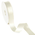Peaco cream 1.5 inch double-faced polyester satin ribbon 100 yards, high-density OEKO-TEX certified polyester for corporate gifts and DIY decor (ISO 105 colorfast) 1 1/2"