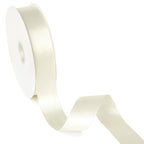 Peaco cream 1.5 inch double-faced polyester satin ribbon 100 yards, high-density OEKO-TEX certified polyester for corporate gifts and DIY decor (ISO 105 colorfast) 1 1/2"