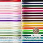 3/8 inch double face satin ribbon by Peaco, 100yd High-Density Satin with Smooth Finish, Easy Shaping, Soft Shine, Fade-Resistant, Fray-Resistant, Clean Edges, for Gift Wrapping & Bows, Christmas Decor, Wedding Crafts
