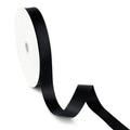 Peaco Black 1 inch double-faced polyester satin ribbon 100 yards, high-density OEKO-TEX certified polyester for corporate gifts and DIY decor (ISO 105 colorfast) 1"