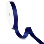 Peaco Dark Navy 1 inch double-faced polyester satin ribbon 100 yards, high-density OEKO-TEX certified polyester for corporate gifts and DIY decor (ISO 105 colorfast) 1"
