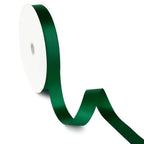 Peaco Forest Green 1 inch double-faced polyester satin ribbon 100 yards, high-density OEKO-TEX certified polyester for corporate gifts and DIY decor (ISO 105 colorfast) 1"