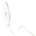 Peaco Ivory 3/8 inch double-faced polyester satin ribbon 100 yards, high-density OEKO-TEX certified polyester for corporate gifts and DIY decor (ISO 105 colorfast) 0.375"