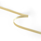 Peaco Light Gold 3/8 inch single-faced satin ribbon, high-density OEKO-TEX certified polyester for corporate gifts and DIY decor (ISO 105 colorfast) 0.375" detail