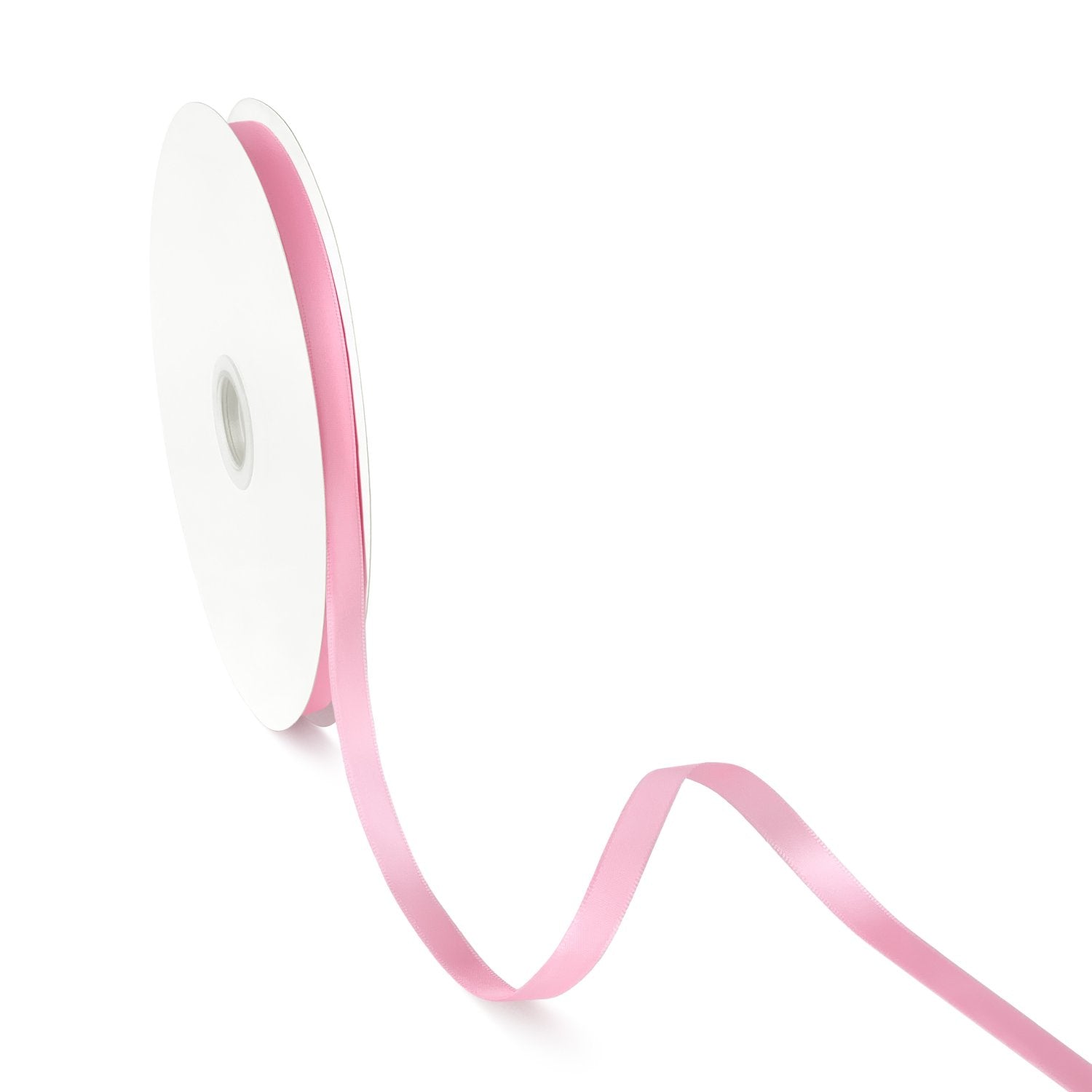 Peaco Light Rose Gold 3/8 inch single-faced satin ribbon 100 yards, high-density OEKO-TEX certified polyester for corporate gifts and DIY decor (ISO 105 colorfast) 0.375"