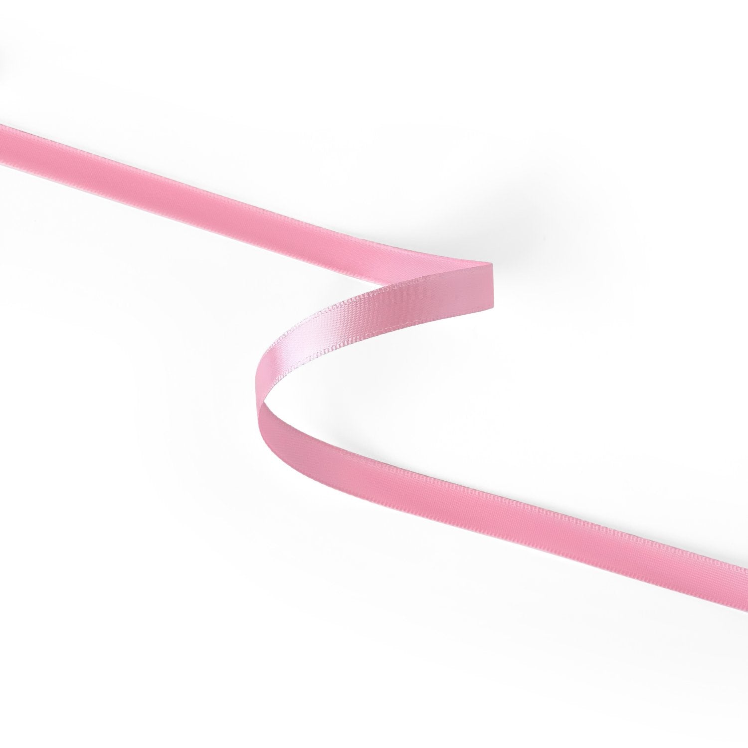 Peaco Light Rose Gold 3/8 inch single-faced satin ribbon, high-density OEKO-TEX certified polyester for corporate gifts and DIY decor (ISO 105 colorfast) 0.375" detail