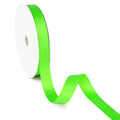 Peaco Lime Green 1 inch double-faced polyester satin ribbon 100 yards, high-density OEKO-TEX certified polyester for corporate gifts and DIY decor (ISO 105 colorfast) 1"