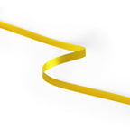 Peaco Maize Yellow 3/8 inch single-faced satin ribbon, high-density OEKO-TEX certified polyester for corporate gifts and DIY decor (ISO 105 colorfast) 0.375" detail