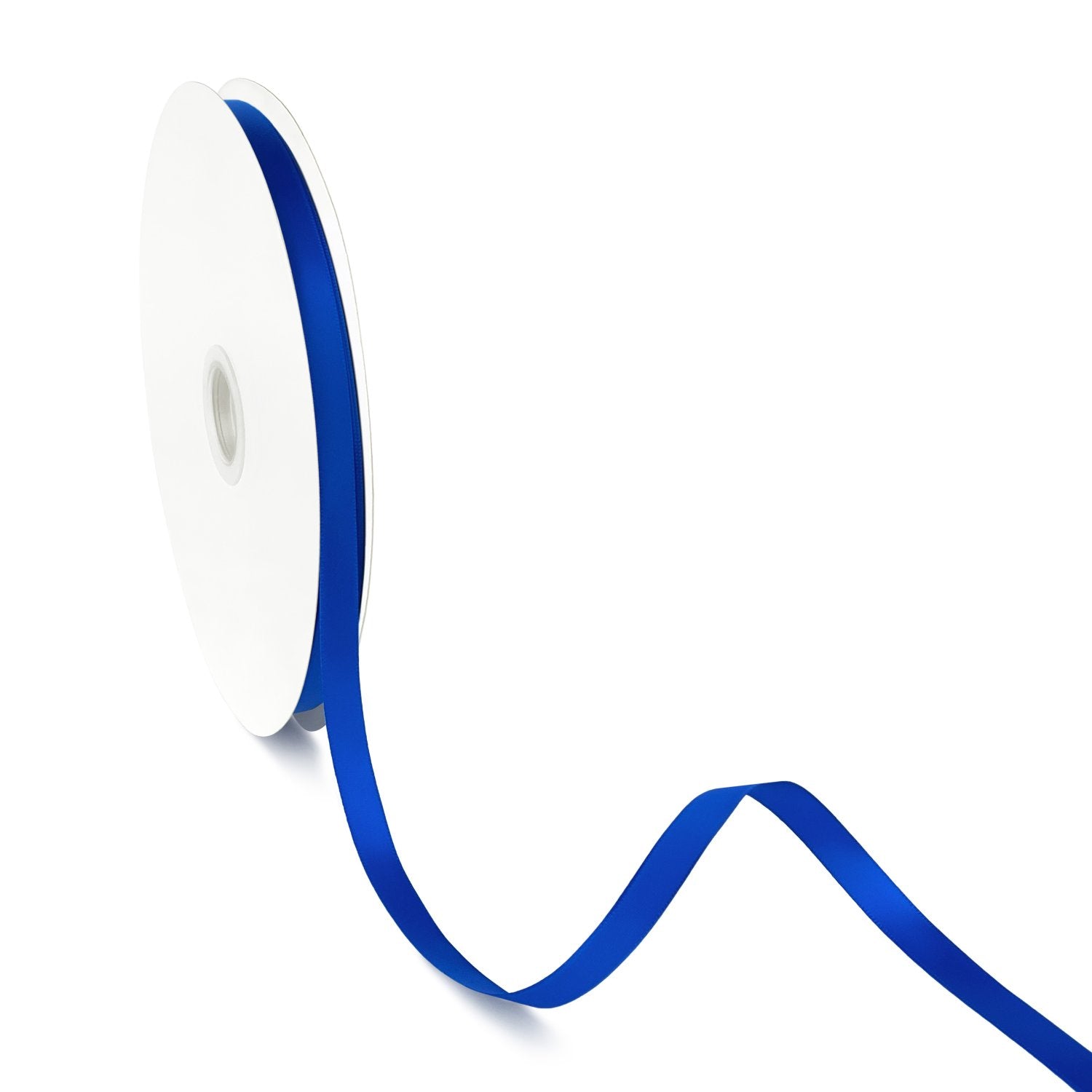 Peaco Midnight Blue 3/8 inch single-faced satin ribbon 100 yards, high-density OEKO-TEX certified polyester for corporate gifts and DIY decor (ISO 105 colorfast) 0.375"