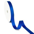 Peaco Midnight Blue 1 inch double-faced polyester satin ribbon 100 yards, high-density OEKO-TEX certified polyester for corporate gifts and DIY decor (ISO 105 colorfast) 1"
