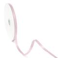 Peaco Nude Pink 3/8 inch double-faced polyester satin ribbon 100 yards, high-density OEKO-TEX certified polyester for corporate gifts and DIY decor (ISO 105 colorfast) 0.375"