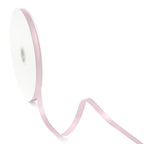Peaco Nude Pink 3/8 inch double-faced polyester satin ribbon 100 yards, high-density OEKO-TEX certified polyester for corporate gifts and DIY decor (ISO 105 colorfast) 0.375"
