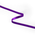 Peaco Purple 3/8 inch single-faced satin ribbon, high-density OEKO-TEX certified polyester for corporate gifts and DIY decor (ISO 105 colorfast) 0.375" detail