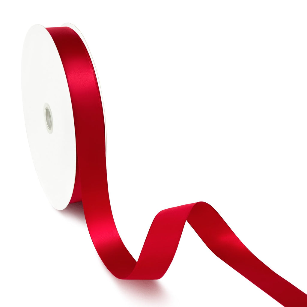 1" Single Faced Satin Ribbon 1 inch - 100 Yards