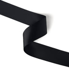 Peaco black 1.5 inch double-faced satin ribbon 100 yards, high-density OEKO-TEX certified polyester for corporate gifts and DIY decor (ISO 105 colorfast) 1 1/2" details