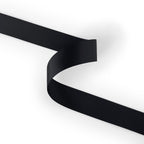 Peaco black 1 inch double-faced satin ribbon 100 yards, high-density OEKO-TEX certified polyester for corporate gifts and DIY decor (ISO 105 colorfast) 1" details