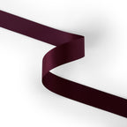 Peaco dark burgundy 1 inch double-faced satin ribbon 100 yards, high-density OEKO-TEX certified polyester for corporate gifts and DIY decor (ISO 105 colorfast) 1" details