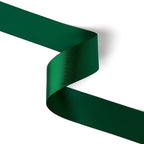 Peaco forest green 1.5 inch double-faced satin ribbon 100 yards, high-density OEKO-TEX certified polyester for corporate gifts and DIY decor (ISO 105 colorfast) 1 1/2" details