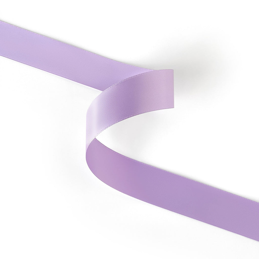 Peaco iris purple 1 inch double-faced satin ribbon 100 yards, high-density OEKO-TEX certified polyester for corporate gifts and DIY decor (ISO 105 colorfast) 1" details