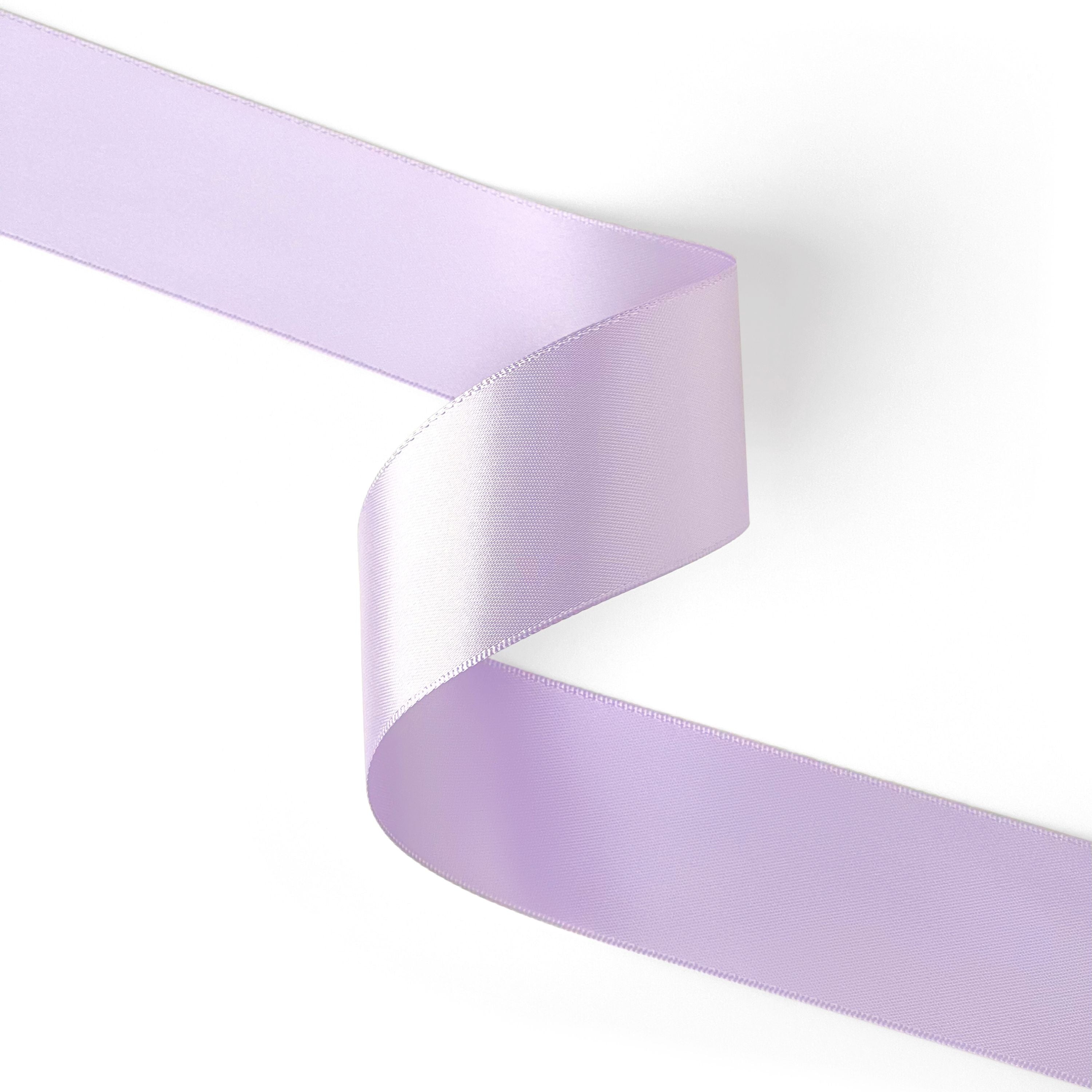 Peaco lavender 1.5 inch double-faced satin ribbon 100 yards, high-density OEKO-TEX certified polyester for corporate gifts and DIY decor (ISO 105 colorfast) 1 1/2" details