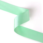 Peaco light mint 1.5 inch double-faced satin ribbon 100 yards, high-density OEKO-TEX certified polyester for corporate gifts and DIY decor (ISO 105 colorfast) 1 1/2" details