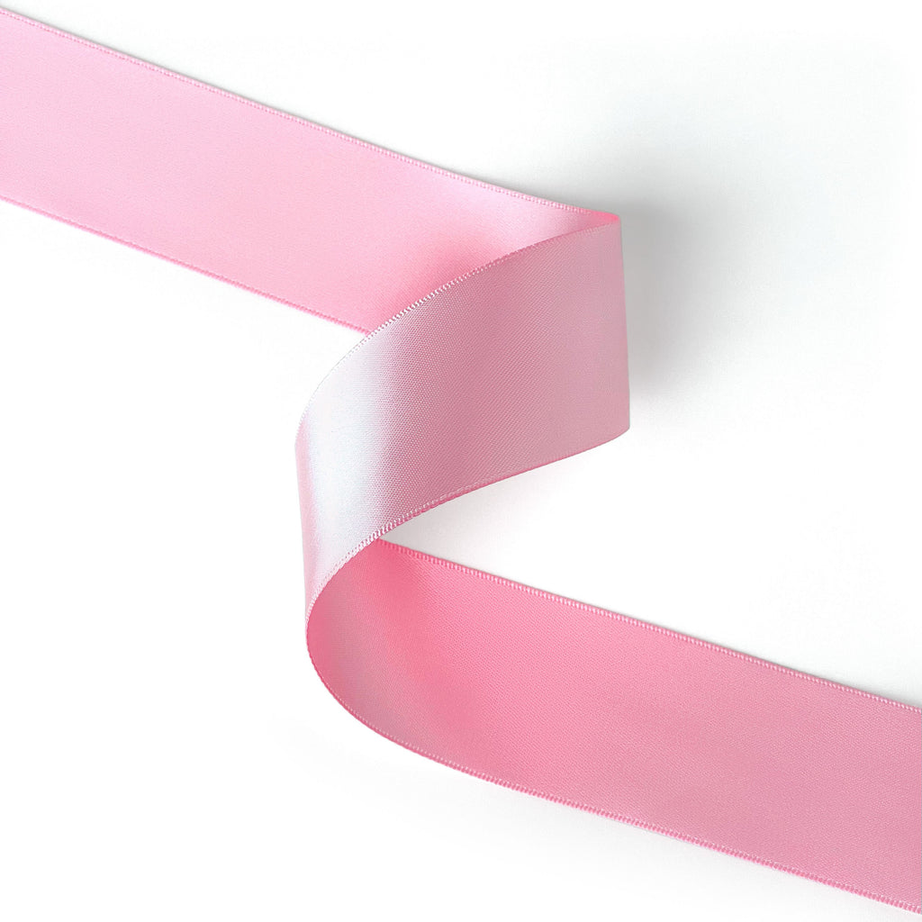 Peaco light rose gold 1.5 inch double-faced satin ribbon 100 yards, high-density OEKO-TEX certified polyester for corporate gifts and DIY decor (ISO 105 colorfast) 1 1/2" details