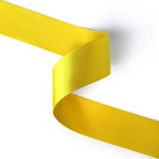 Peaco maize yellow 1.5 inch double-faced satin ribbon 100 yards, high-density OEKO-TEX certified polyester for corporate gifts and DIY decor (ISO 105 colorfast) 1 1/2" details