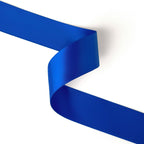 Peaco midnight blue 1.5 inch double-faced satin ribbon 100 yards, high-density OEKO-TEX certified polyester for corporate gifts and DIY decor (ISO 105 colorfast) 1 1/2" details