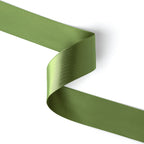 Peaco moss green 1.5 inch double-faced satin ribbon 100 yards, high-density OEKO-TEX certified polyester for corporate gifts and DIY decor (ISO 105 colorfast) 1 1/2" details