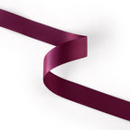 Peaco plum 1 inch double-faced satin ribbon 100 yards, high-density OEKO-TEX certified polyester for corporate gifts and DIY decor (ISO 105 colorfast) 1" details