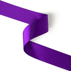 Peaco purple 1.5 inch double-faced satin ribbon 100 yards, high-density OEKO-TEX certified polyester for corporate gifts and DIY decor (ISO 105 colorfast) 1 1/2" details
