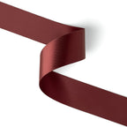 Peaco rust 1.5 inch double-faced satin ribbon 100 yards, high-density OEKO-TEX certified polyester for corporate gifts and DIY decor (ISO 105 colorfast) 1 1/2" details