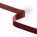 Peaco rust 1 inch double-faced satin ribbon 100 yards, high-density OEKO-TEX certified polyester for corporate gifts and DIY decor (ISO 105 colorfast) 1" details