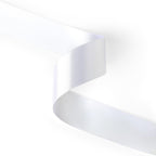 Peaco white 1.5 inch double-faced satin ribbon 100 yards, high-density OEKO-TEX certified polyester for corporate gifts and DIY decor (ISO 105 colorfast) 1 1/2" details