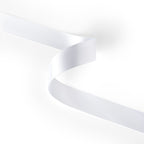 Peaco white 1 inch double-faced satin ribbon 100 yards, high-density OEKO-TEX certified polyester for corporate gifts and DIY decor (ISO 105 colorfast) 1" details