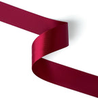 Peaco wine red 1.5 inch double-faced satin ribbon 100 yards, high-density OEKO-TEX certified polyester for corporate gifts and DIY decor (ISO 105 colorfast) 1 1/2" details